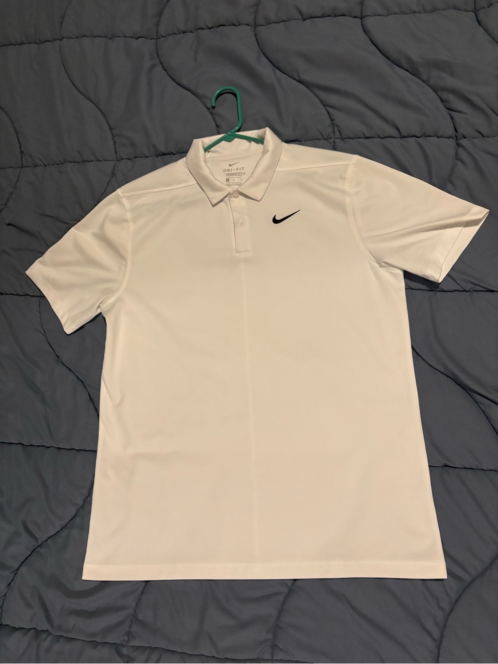 Nike Men’s White Dri-Fit Polo